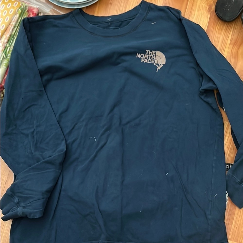 The North Face Navy Long Sleeve Shirt Dome Climber